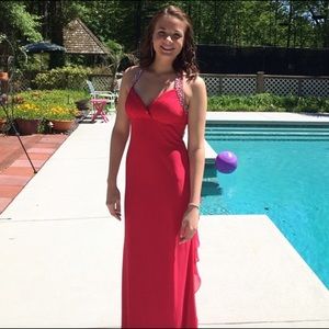 Pinkish/red dress. Size 3.